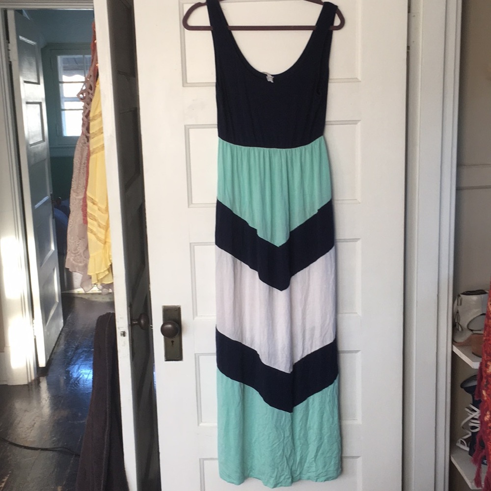 Bellamie maxi color block dress size XL